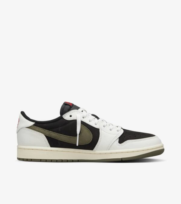 Women's Air Jordan 1 Low x Travis Scott Medium Olive - Image 3