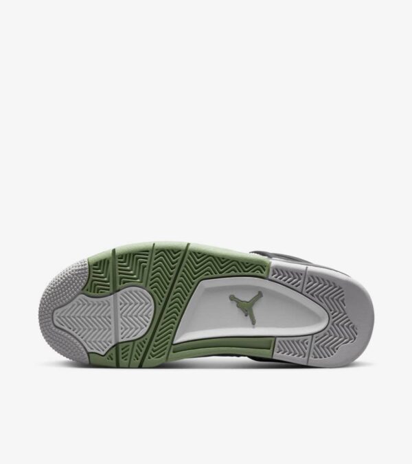 Women's Air Jordan 4 Oil Green - Image 2