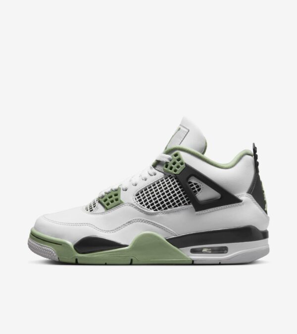 Women's Air Jordan 4 Oil Green