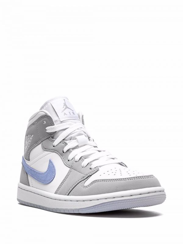 Air Jordan 1 Mid Women's Shoe Wolf Grey BQ6472-105 - Image 2