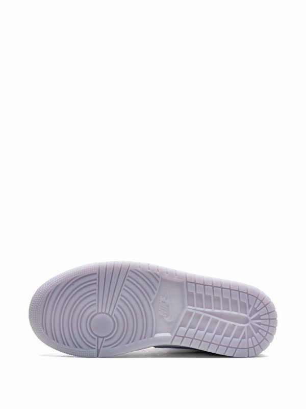 Air Jordan 1 Mid Women's Shoe Wolf Grey BQ6472-105 - Image 4