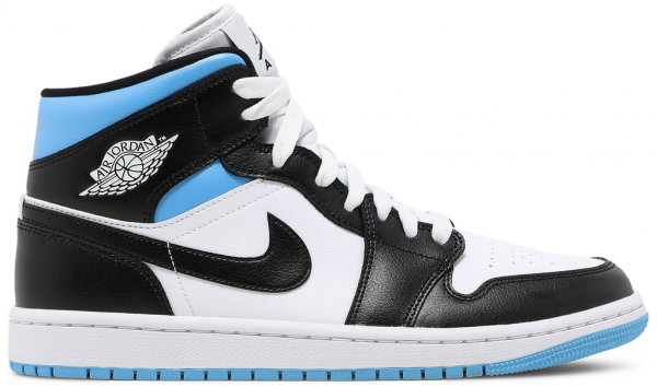 Air Jordan 1 Mid Women's Shoe University Blue BQ6472-102 - Image 2