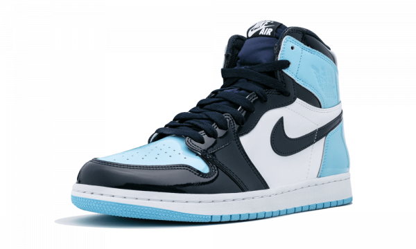 Air Jordan 1 Retro High OG 'Blue Chill' Womens Sneakers - Image 4