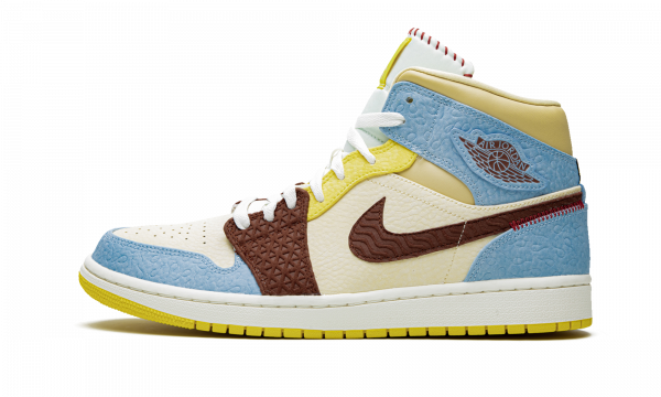 Air Jordan 1 Mid SE 'Maison Chateau Rogue Fearless' Men's Shoes