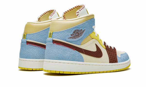 Air Jordan 1 Mid SE 'Maison Chateau Rogue Fearless' Men's Shoes - Image 4