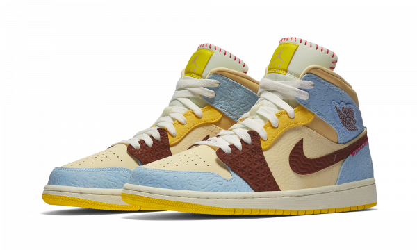 Air Jordan 1 Mid SE 'Maison Chateau Rogue Fearless' Men's Shoes - Image 2